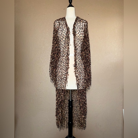 Bohemian Open Weave Duster - Picture 1 of 13